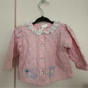 vintage buster brown baby cardigan